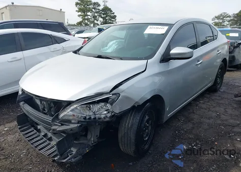 2014 Nissan Sentra Fe+ S/Fe+ Sv/S/Sl/Sr/Sv z USA, uszkodzony, nr VIN 3N1AB7AP5EY209480